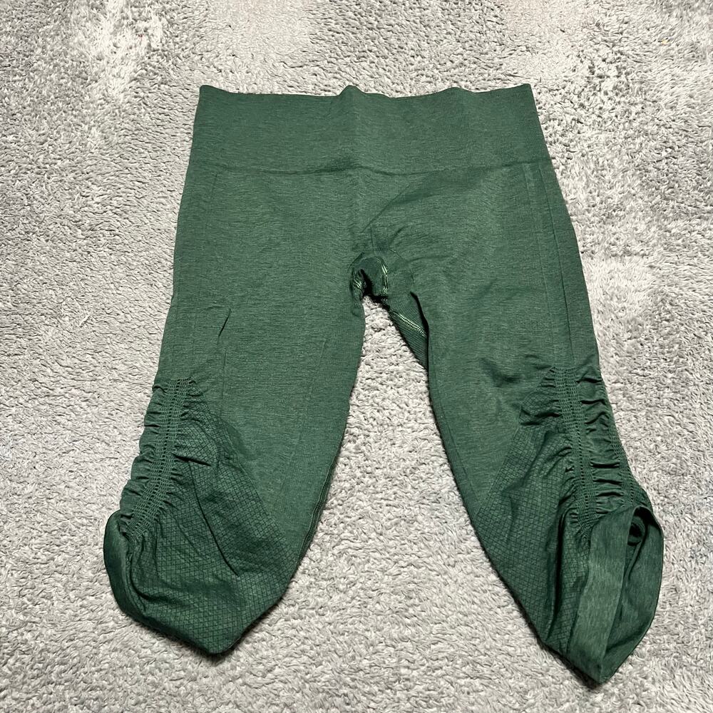 Lululemon Leggings Womens 8 ? In The Flow Crop II Seamless Green